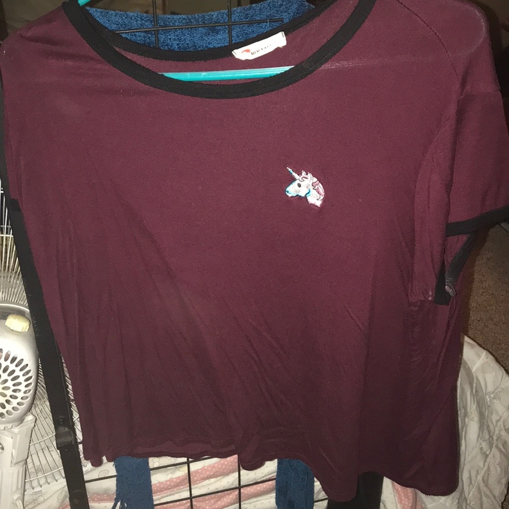 Maroon shirt